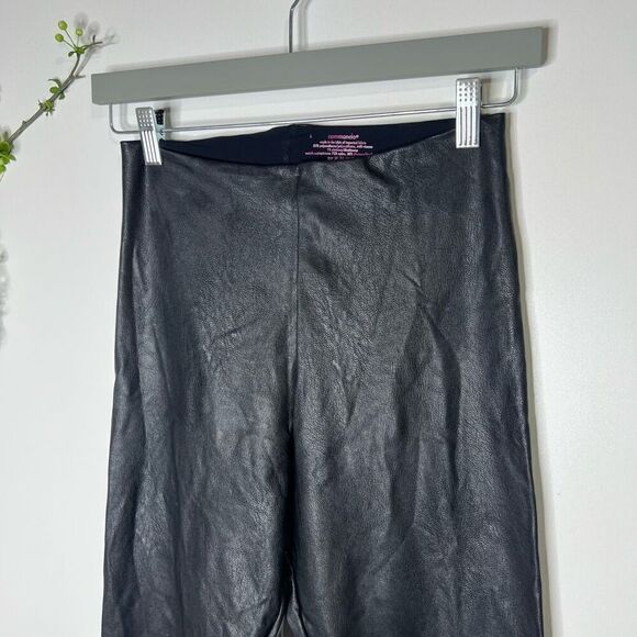 Commando Faux Leather Pants Pull On Stretch - Picture 4 of 8